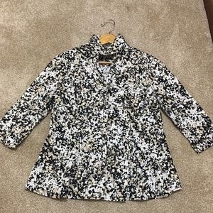 Dana Buchman Button Up Blouse